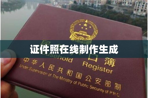 苏州证件照在线制作生成
