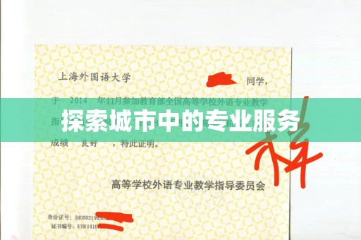 苏州探索城市中的专业服务