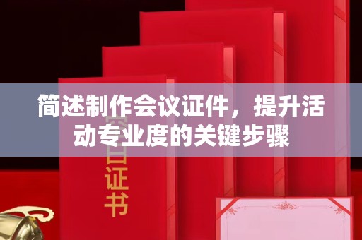 苏州简述制作会议证件，提升活动专业度的关键步骤