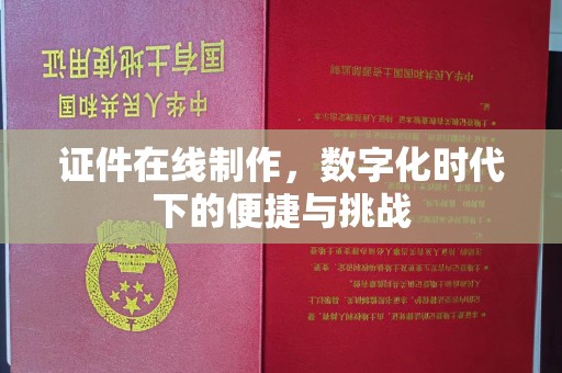 苏州证件在线制作，数字化时代下的便捷与挑战