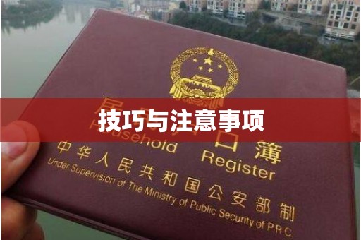 苏州技巧与注意事项